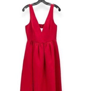 Sachin & Babi - Katrina Embellished Bow Back- Cherry Red• MSRP $895 • sz 6